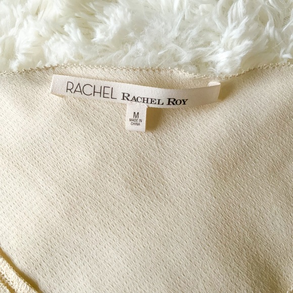 NWT RACHEL Rachel Roy asymmetrical ivory top - Picture 4 of 4